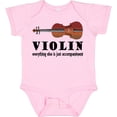 thumbnail image 3 of Inktastic Violin Humor Music Boys or Girls Baby Bodysuit, 3 of 5