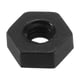 thumbnail image 1 of Tuerca hexagonal, tuercas hexagonales de nylon métrico M2.5 negras 100pcs, 1 of 3