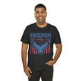thumbnail image 4 of Unisex Freedom US Flag and Eagle 4th July Cotton Shirt, 4 of 10