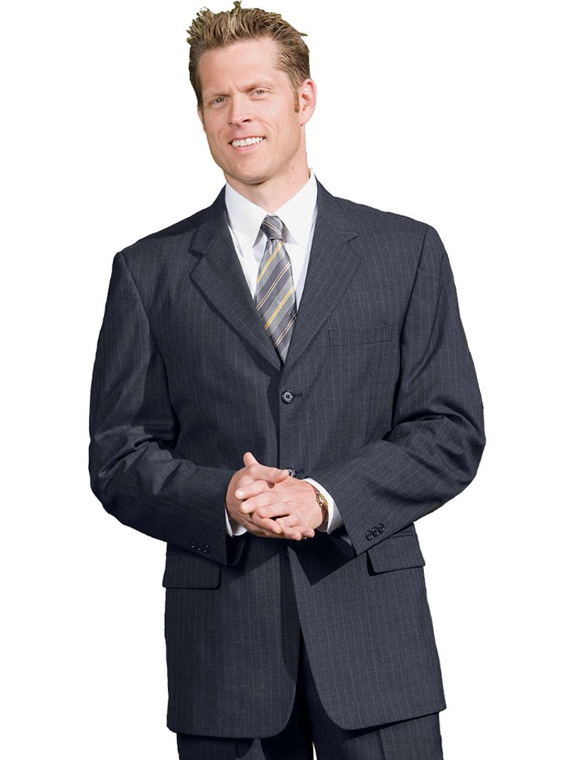 Edwards 3660 Pinstripe Suit Coat - Walmart.com