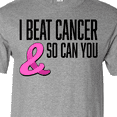 thumbnail image 4 of Inktastic I Beat Cancer and So Can You T-Shirt, 4 of 5