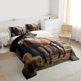 thumbnail image 3 of Castle Fairy Queen 3-Piece Western Animal Horse Comforter Set, 3 of 8