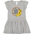 thumbnail image 3 of Inktastic My Pops Loves Me with Sunflower Wreath Girls Toddler Dress, 3 of 5