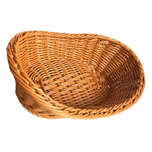 TITINICE 1PC Decorative Baskets Rattan Storage Props Basket Handmade Weaving for School Use