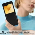 thumbnail image 2 of ELEHOLD Case for Samsung Galaxy Z Flip 6, Shockproof Magnetic Case Hard PC Slim Phone Cover,Black, 2 of 11