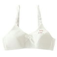 thumbnail image 3 of Girl Bra Training Bra 11-15 Teen Student Teens & Big Girls Cotton Breathable Training Bras Wire Free Push Up Running Bra Solid, 3 of 4
