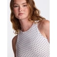 thumbnail image 4 of No Boundaries Ribbed High Neck Tank Top, Women's XXS-XXL, 4 of 5