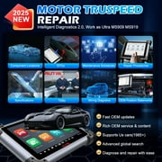 Autel MaxiSys Elite II Pro Scanner: 2025 2-Years Free Update Elite 2 Pro, J2534 Reprogramming Tool as Ultra MS908S Pro II, Motor TruSpeed Repair, 40 Reset Service w/CAN FD & Do IP, 3000+ Active Test