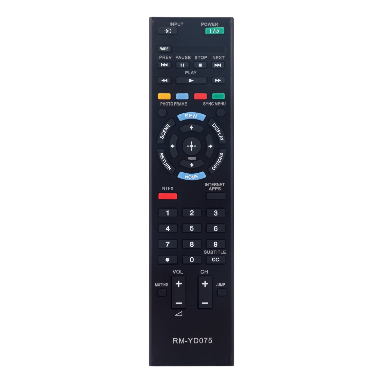 New Remote Control RM-YD075 fits for Sony LCD HDTV TV KDL-40EX640 KDL-46EX640 KDL-55EX640 KDL40EX640