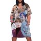 thumbnail image 1 of Kim Seokjin Photo Collage vestido suelto con bolsillos trajes de verano para mujeres 2025 vestidos elegantes, 1 of 7