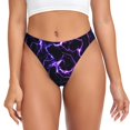 thumbnail image 1 of Balery Galaxy Lightning Tangas de Algodón para Mujer con Estampado – Ropa Interior Sexy, Transpirable, G-string-Medium, 1 of 6