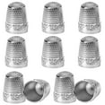 thumbnail image 6 of FRCOLOR MLINS 10Pcs Professional Finger Protector Copper Thimble for Small Finger Convenient Sewing Tool, 6 of 8