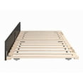 thumbnail image 4 of AFI Twin-XL Roll Out Wood Trundle Bed Frame with Wooden Slat Supports, Espresso, 4 of 7