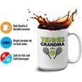 thumbnail image 4 of Tennis Player Mug White 15oz - Tennis Grandma - Court Pro Tennis Racket Ball Winning Double Strategy Trainer Equipment, 4 of 7