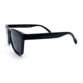 thumbnail image 4 of SA106 Polarized Sport Keyhole Bridge Sunglasses for Men UV400 Lightweight Plastic Shiny Black Frame - Black Lens, 4 of 6