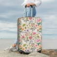 thumbnail image 7 of Disketp Bunny Floral Elastic Travel Luggage Cover Travel Suitcase Protective Cover For Trunk Case Apply To 18''-32'' Suitcase Cover-Medium, 7 of 7