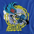 thumbnail image 2 of DC Batgirl Motorcycle Women's T Shirt, Royal, Medium, 2 of 6