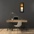 thumbnail image 4 of Grayscale 10x24 Black Modern Framed Museum Art Print Titled - Totem XXX, 4 of 5