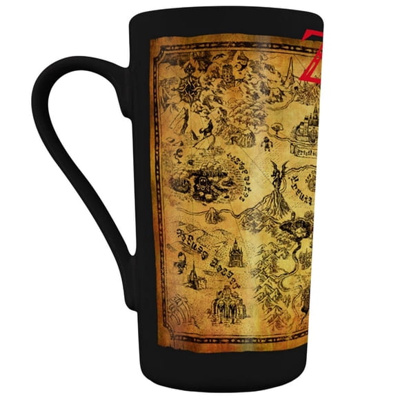 Legend Of Zelda Map Of Hyrule 470ml Latte Mug