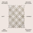 thumbnail image 3 of JONATHAN Y SANDSTONE 5 x 8 Area Rug, Helena Circles In Squares - Beige/Cream, SND104A-5, 3 of 8
