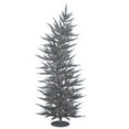 thumbnail image 1 of 3 ft. x 17 in. Silver Laser Tree with 50 Clear Dural Mini Light, 1 of 1