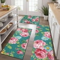 thumbnail image 2 of Pioneer Flower Floral Print Pattern Kitchen Rugs Sets Of 3,Kitchen Runner Rugs Non Skid Washable,Decorative Kitchen Floor Mats for Kitchen,Sink,Laundry,17"x30"+ 17"x47" + 17"x59", 2 of 6