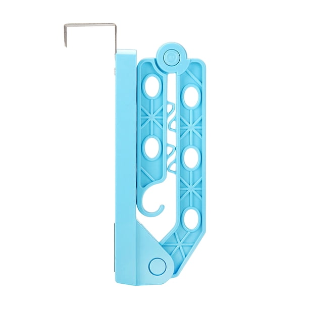 Baúles de almacenamiento, organizadores de armario y almacenamiento, percha plegable de 5 agujeros para colgar en la pared, perchas de plástico multifunción, percha para secar, perchas para trajes, pe
