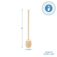 thumbnail image 3 of Large Wooden Honey Dippers 8", Pack of 24 Honey Dipper Sticks for Party Favors, Décor, and Food Boards, by Woodpeckers, 3 of 6