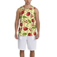 thumbnail image 4 of Easygdp Cherries and Ladybirds Men's Mesh Basketball Jersey Quick Drying Sleeveless Shirts Fitted Muscle Tank Tops Sport Round Neck T-Shirt - Small, 4 of 9