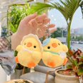 thumbnail image 3 of Llavero colgante de pato para niños, juguetes de peluche de pollo enfadado, 10/12cm, regalos de cumpleaños y Navidad, 3 of 5