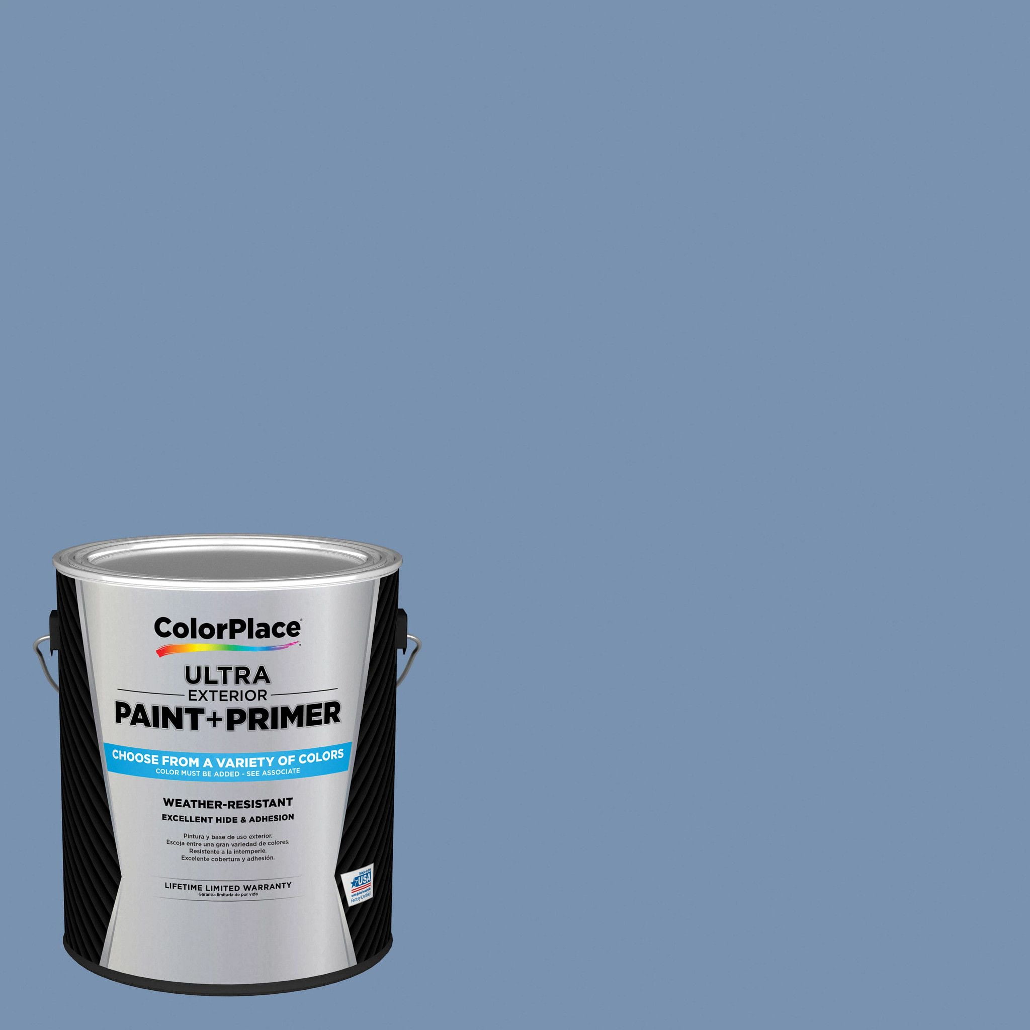 ColorPlace Ultra Exterior Paint & Primer, Centurion Blue, SemiGloss, 1