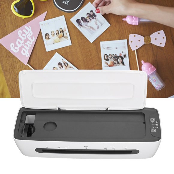 A4 Laminating Machine with Hole Punch Paper Cutter Corner Rounder, Professional Photo Laminator Kit for DIY Photos, Fast and Quiet Operation, Cold and Hot Modes, Versatile Use