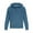 Blue, variant on Men's Big & Tall Quarter-Zip Hoodie — 3XL Long Sleeve Pullover with Front Pocket, Solid Color Casual Sweatshirt for Everyday Wear