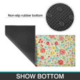 thumbnail image 6 of Pioneer Flower Floral Print Pattern Kitchen Rugs Sets Of 2, Anti Fatigue Non Slip Washable Floor Mats for Kitchen Sink Laundry, 17X30 Inch + 17X47 Inch, 6 of 6