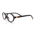 thumbnail image 6 of Womens Classy Round Oval Plastic Blue Light Filtering Computer Glasses Tortoise, 6 of 8