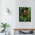 thumbnail image 4 of Nawypu Watercolor St Patricks Highland Cows, Highland Cow Art, St Patricks Day Clover Shamrocks, Abstract Wall Art, Canvas, 4 of 5