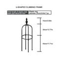 thumbnail image 2 of MesaSe Climbing Roses Garden Obelisk Bracket Plant Vine Rack  Trellis U-Shaped Stackable Design New Style Gardening Tools, 2 of 5