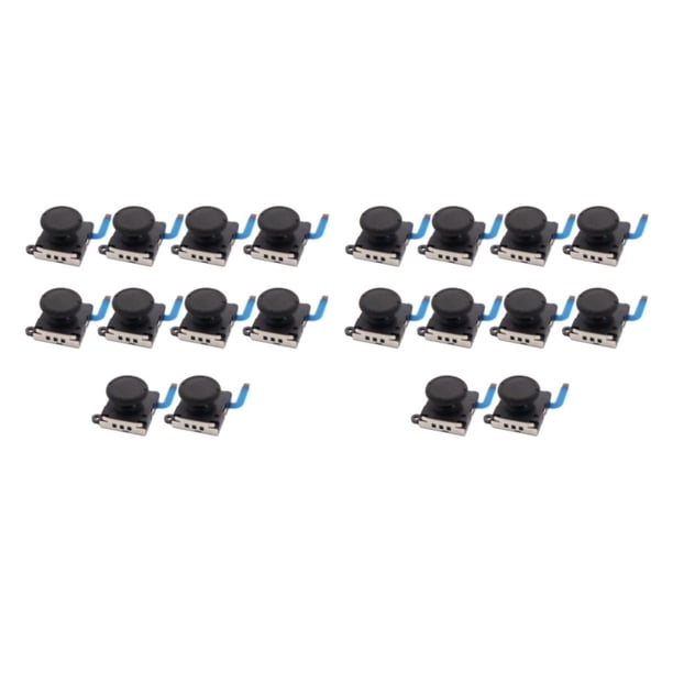 Sidaley Joystick analógico de 10 Uds con empuñaduras de palanca de mando, piezas de repuesto, botón derecho, controlador Joycon, Kit de Type3 NO3