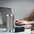 thumbnail image 7 of 20oz Tumbler with Lid and Straw Stainless Steel Tumbler Cup Vacuum Insulated Double Wall Travel Coffee Mug Perfect for Car Cup Holders(Gray 1 Pack), 7 of 7