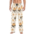 thumbnail image 7 of FORMRS Mens Pajama Pants with Pockets Sleepwear Lounge Bottoms Sizes S-2XL, Beige Fall Books, 7 of 7