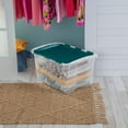 thumbnail image 4 of Sterilite 45L Blue Hinged Lid Storage Box, 4 of 4