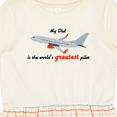 thumbnail image 4 of Inktastic Airplane Girls Toddler Dress, 4 of 5