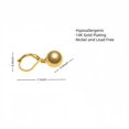 thumbnail image 2 of Drop Ball Earrings for Women,Gold Plated Post Dangle EarringsHypoallergenic Earrings for Jewelry Gifts, 2 of 6