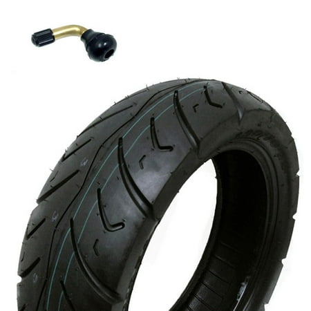 Tire Size 120/70-12 Motorcycle Scooter Tubeless DOT Approved P116 + FREE TR87 90? Bent Metal Valve