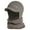 Khaki, variant on Mens Winter Beanie Hat Circle Scarf Set Warm Knit Visor Brim Earflap Skull Cap