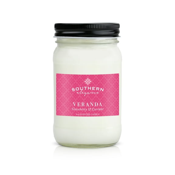 Southern Elegance: Jubilee Collection: Veranda ( Gooseberry & Sandalwood ) Scented Candle