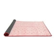 thumbnail image 2 of Ahgly Company Indoor Round Solid Red Modern Area Rugs, 8' Round, 2 of 4