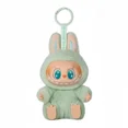 thumbnail image 3 of Labubu Nueva Figura de Anime Popular Tiene un Asiento Serie Colgante Flocado Modelo de Juguete Réplica de Monstruo Kawaii Llavero de Juguete Regalo de Navidad, 3 of 5