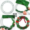 thumbnail image 5 of Ins Wind Circle Garland Simulation Flower Big Circle Hanging Ring Big Iron Circle Ring,40CM, 5 of 5