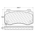 thumbnail image 2 of Disc Brake Pad-C-Tek Standard Metallic Brake Pads Centric 102.11490, 2 of 4